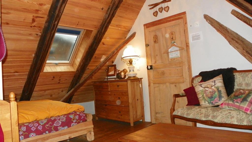 Gite Du Bois De L'ours Orcières Kamer foto
